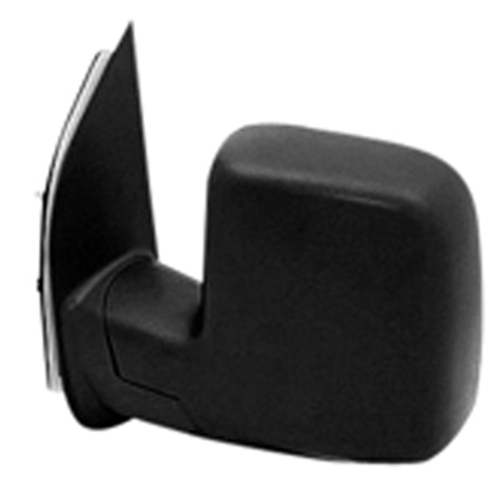 Unpainted Power Flat Driver Side Door Mirror Manual Folding 128-01919L
