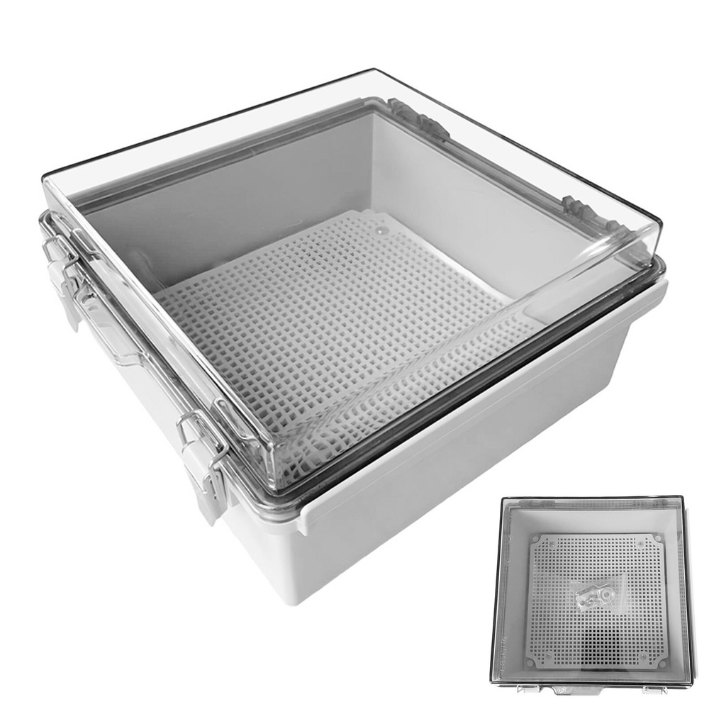 210*210*100MM IP67 Waterproof Junction Box Electrical Project Enclosure ABS-image