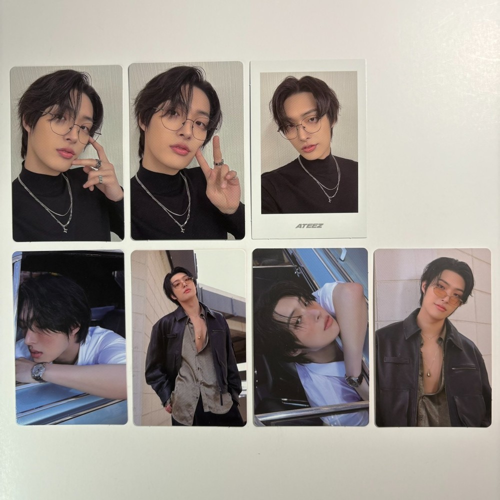 [ATEEZ] MINGI - Official GOLDEN HOUR : Part.3 [LEMON DROP] POCA Ver. Photocard