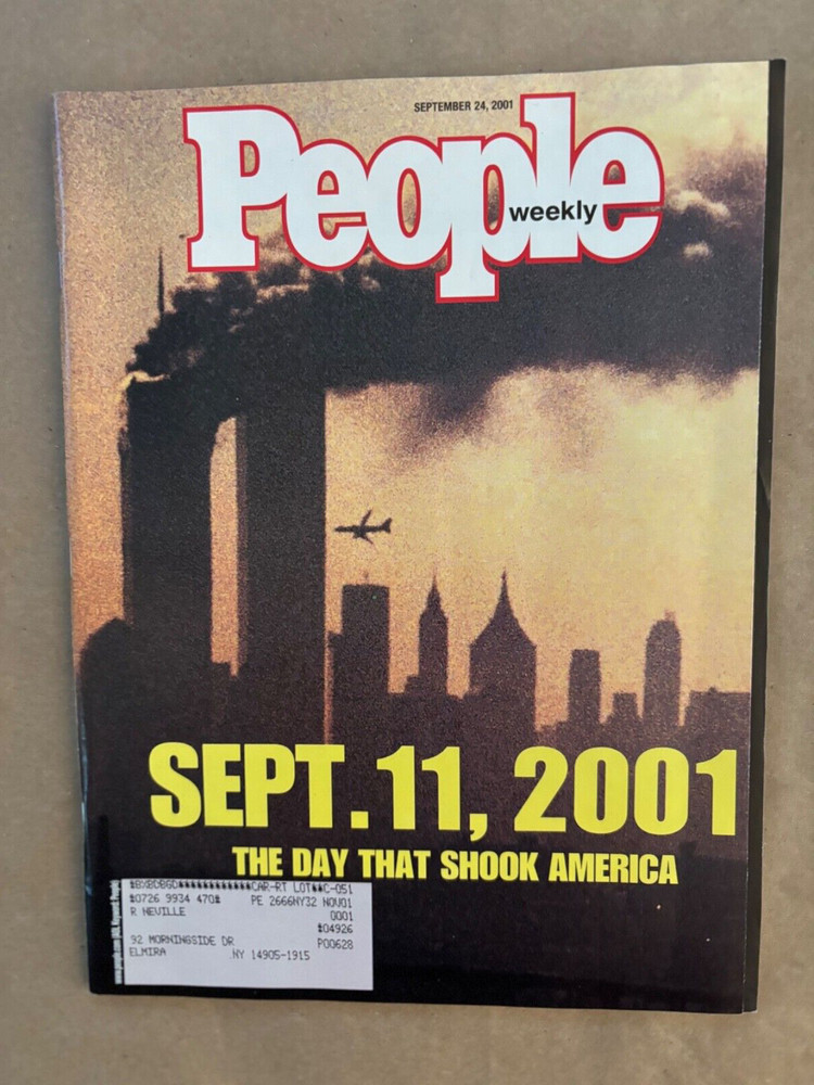 2001 PEOPLE Magazine Sept 24 THE DAY THAT SHOOK AMERICA SEPTEMBER 11, 2001