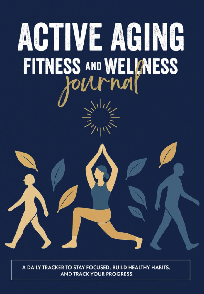 Active Aging: Fitness and Wellness Journal: Health & Habit Tracker for Adults an