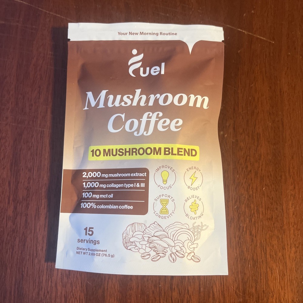 Organic Mushroom Coffee Blend with Enhanced Nutrition & Energy Boost