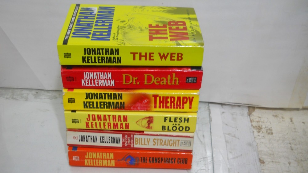 Kellerman Jonathan ~  Lot of 6 PBs, normal wear, no duds~ Ships Boxed