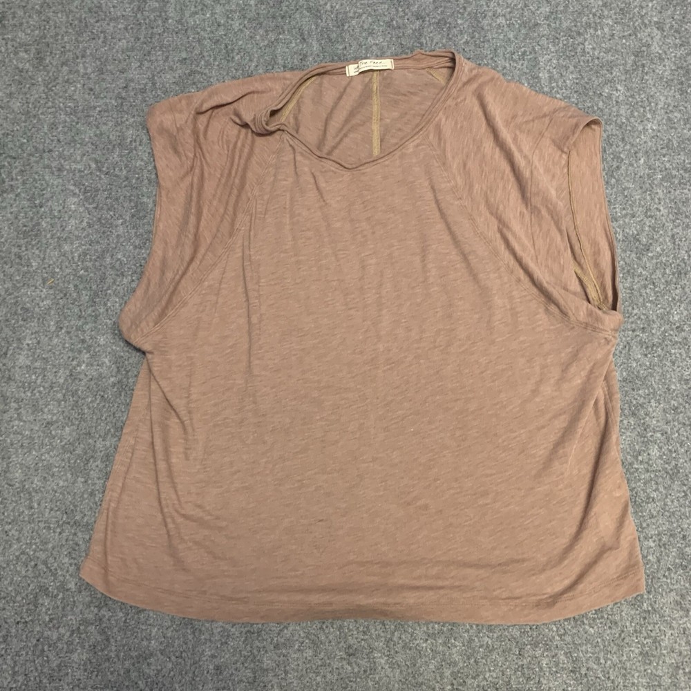 Free People Top Womens Medium Peasant Flowy Oversized Boho