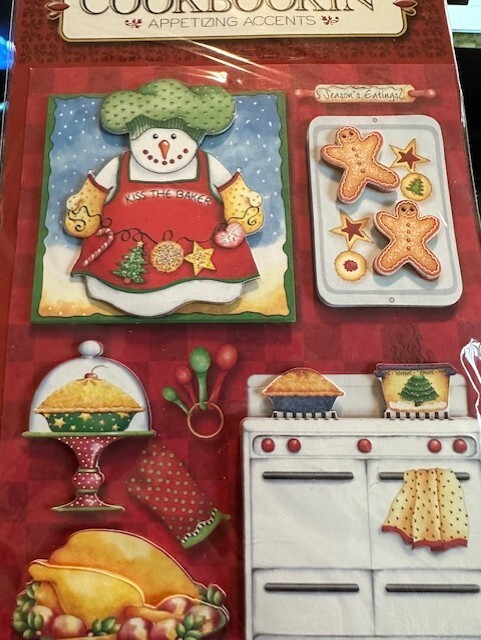 Appetizing Accents Scrapbooking Stickers Set #829 Acid Free MIP TX-image