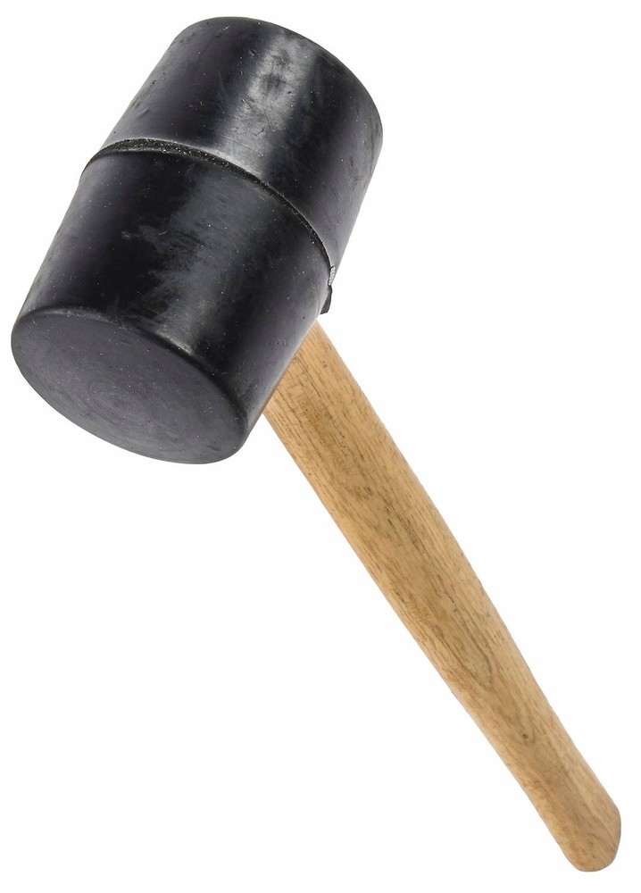 8 oz JEGS Rubber Mallet with 9 Inch Handle