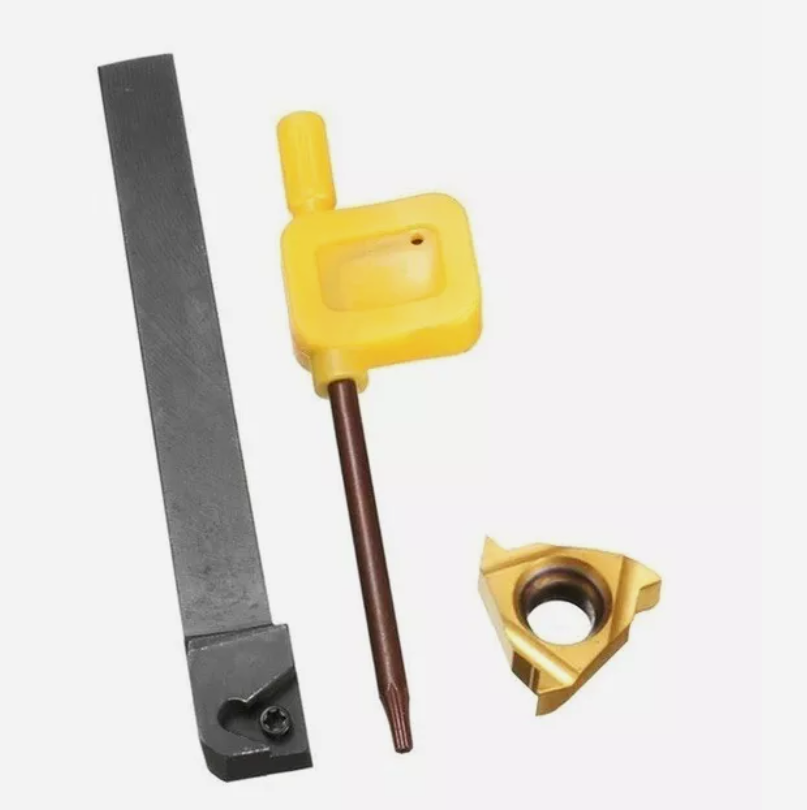 10mm SER 1010H11 Thread Turning Tool Holder with 11ER A60 Insert for Lathe