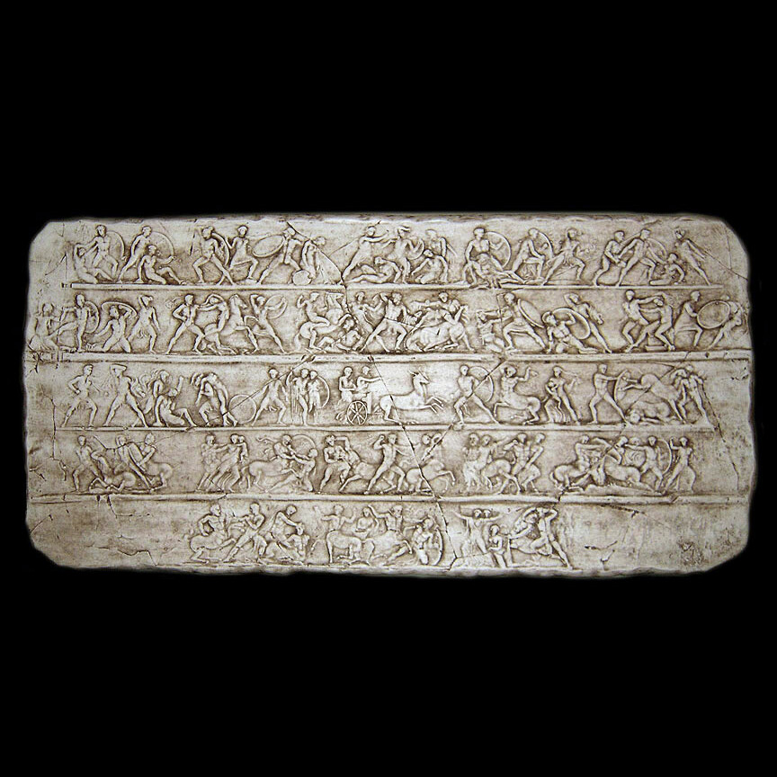 Athens Parthenon Ancient Greek Relief Frieze Sculpture Plaque Replica