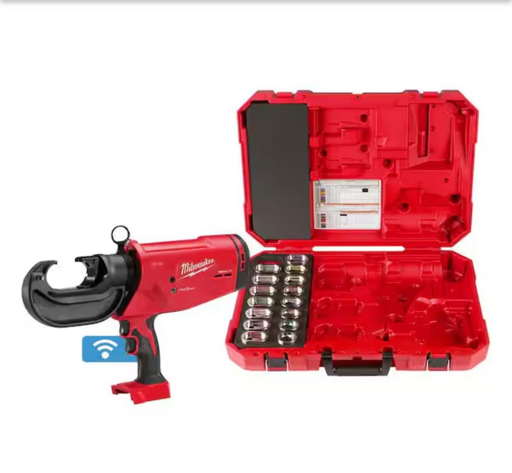 Milwaukee 2779-750CU M18 FORCE LOGIC 750 MCM Crimper Kit w/ 6 Cu Dies NEW