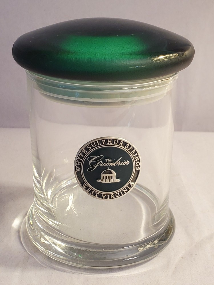 The Greenbriar, White Sulpher Springs West Virginia Commemorative Jar With Lid