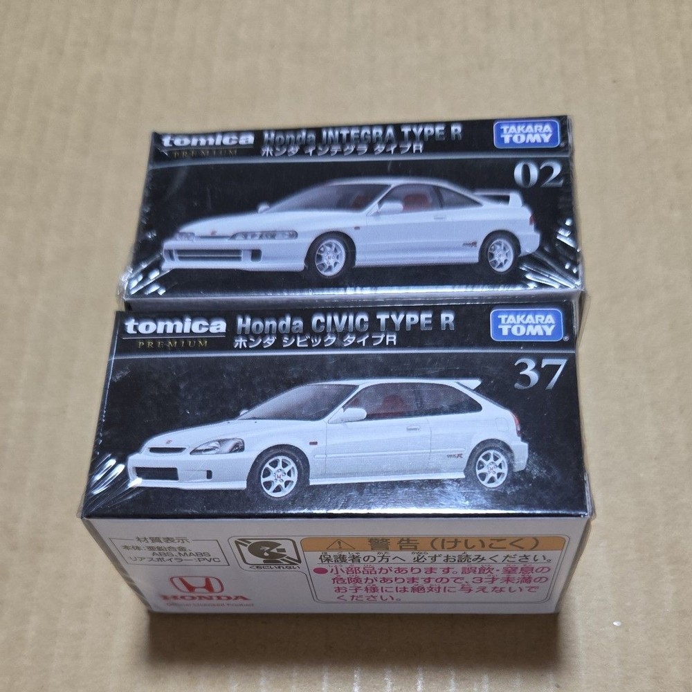 Takara Tomy Tomica Premium Honda Civic Type R & Integra Type R 2 pcs Set