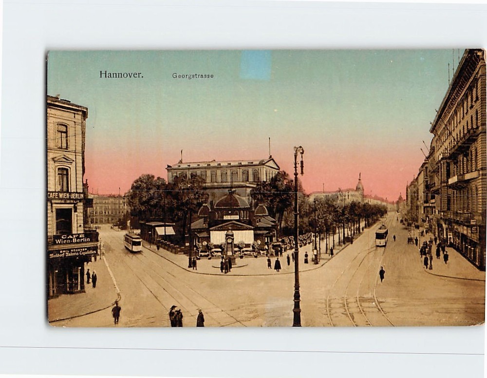 Postcard Georgstraße Hannover Germany