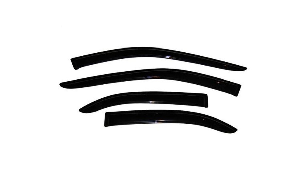 AVS 94910 Set of 4 Dark Smoke Ventvisor Acrylic Window Deflectors for Sorento