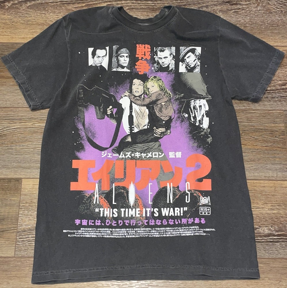 Aliens Horror Movie Alien 2 Rare PROMO Graphic Tee Shirt Mens M