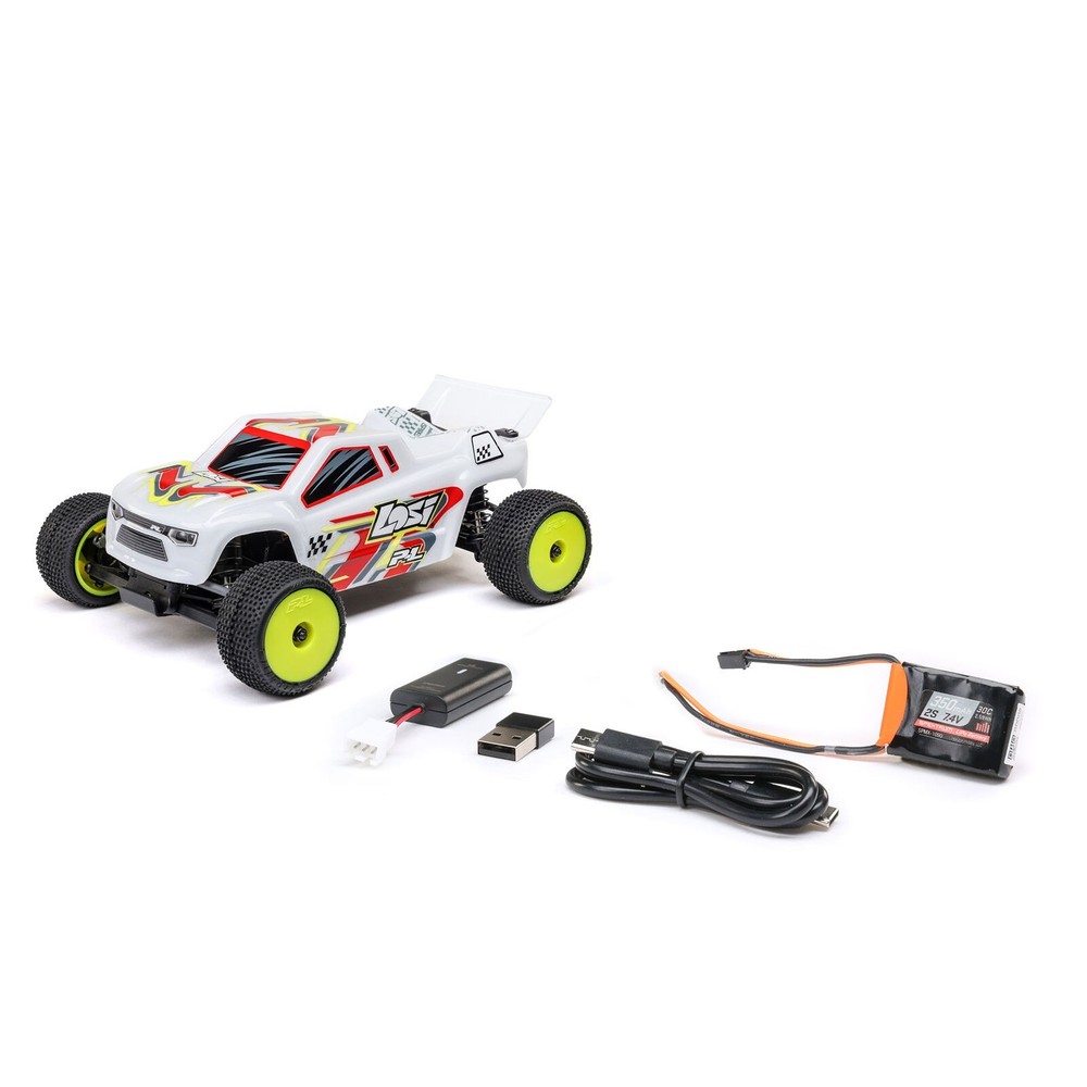 Losi 1/28 Micro-T 2S 2WD RTR Stadium Truck White LOS-1392T1