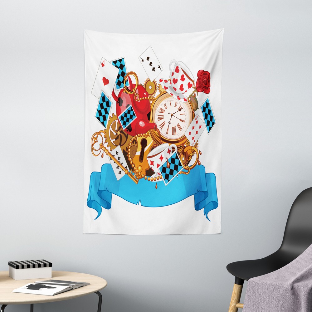 Cartoon Tapestry Fantasy World Print Wall Hanging Decor