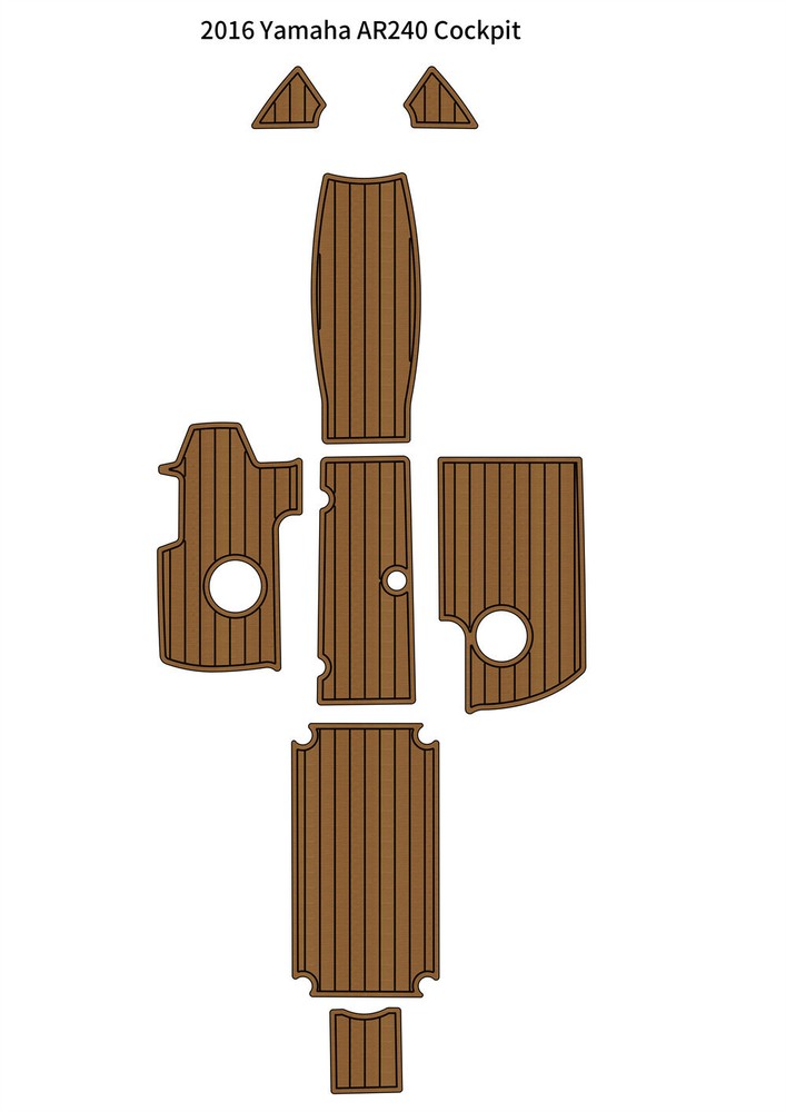 2016 Yamaha AR240 Cockpit Pads Boat EVA Foam Teak Deck Floor Mat Marine Flooring