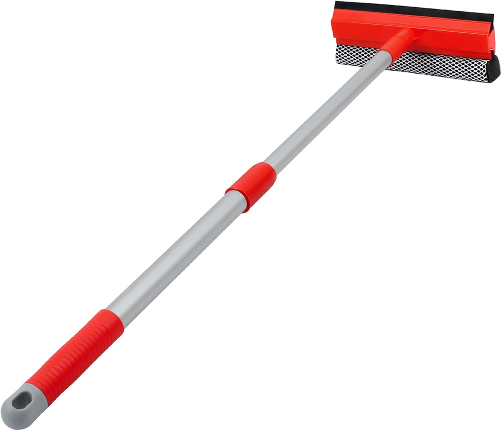 2-in-1 Extendable Windshield Cleaner with 18-2ft Handle