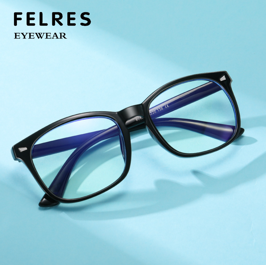 Square Anti Blue Light Reading Glasses For Men Women Classic Full Frame Glasses