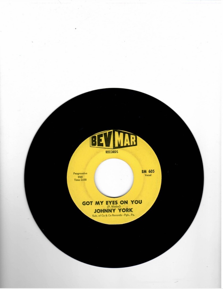 Northern Soul/Latin-Johnny York-Got My Eyes On You/True Lovers-Bevmar 605