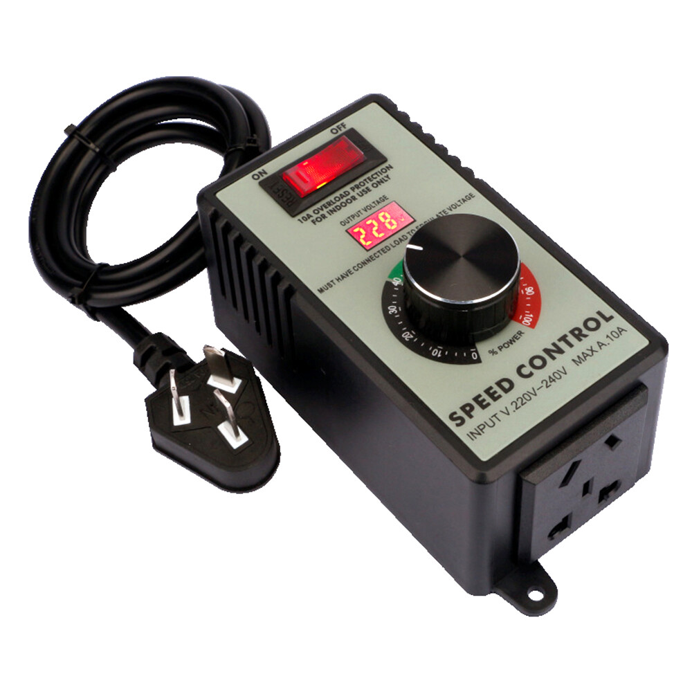 4000W Electronic Voltage Regulator Stepless AC Motor Speed Controller 110V/220V