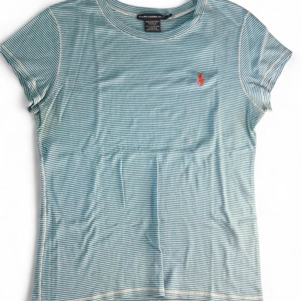 Ralph Lauren Blue Striped T-Shirt