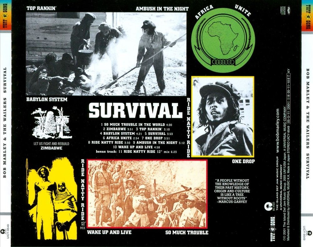 Bob Marley & The Wailers Survival [Bonus Track] New Cd