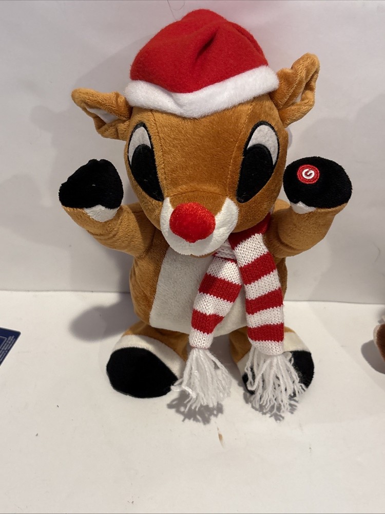 Rudolph Red Nosed Reindeer Singing Dancing Side Stepper Animated Christmas