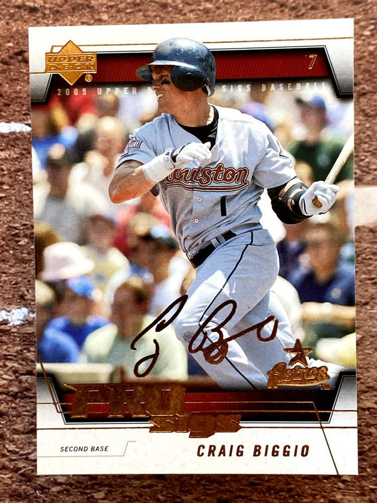 Craig Biggio 2005 Upper Deck Pro Sigs #35 Houston Astros