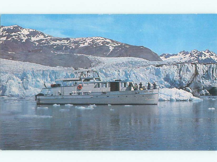 Pre-1980 BOAT SCENE Glacier Bay - Near Haines & Skagway Alaska AL m/09 AF4167@