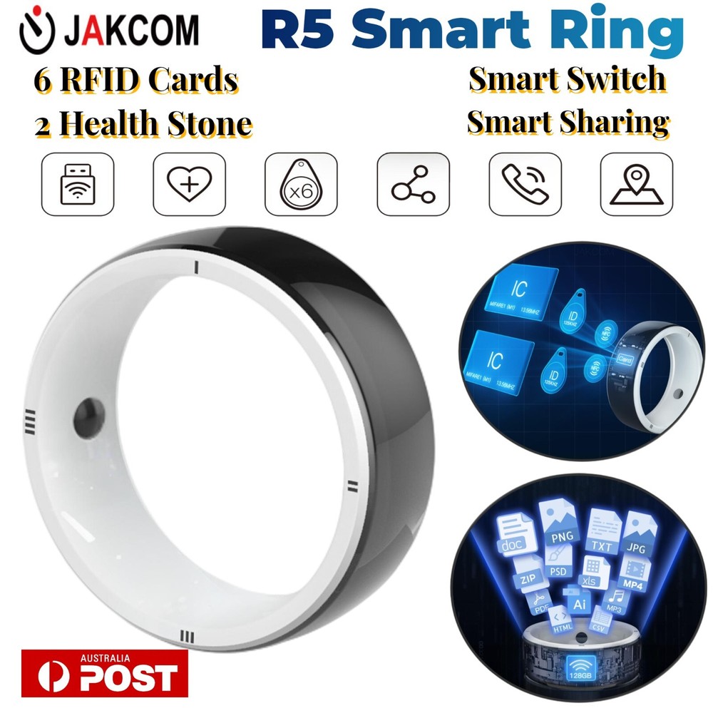 Multifunctional NFC Smart Ring IOS Android Connect Finger Watch Health Tracker