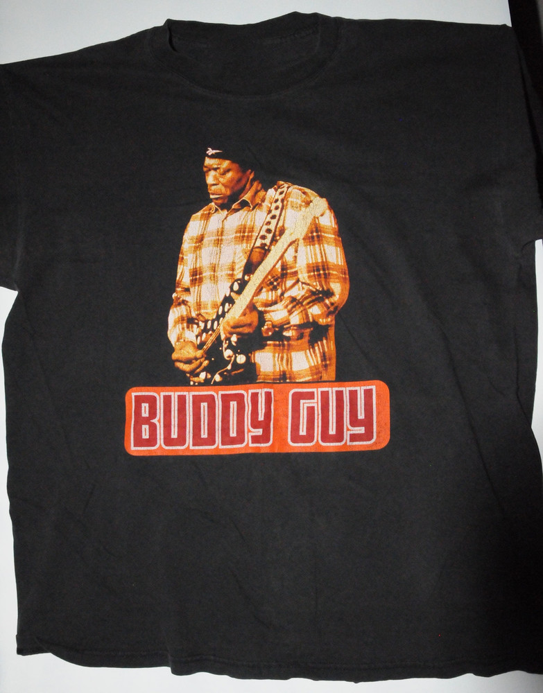 Buddy Guy 2000 Tour Short Sleeve Cotton Black All Size Shirt