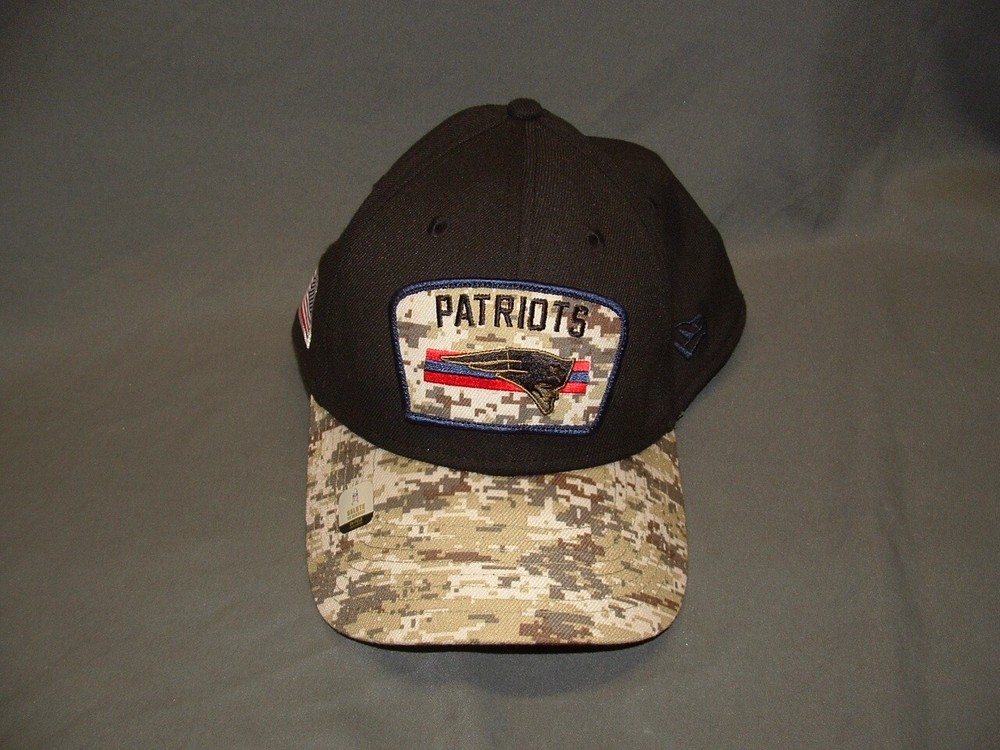 New England Patriots New Era 39Thirty Salute To Service L/XL FlexFit Cap Hat