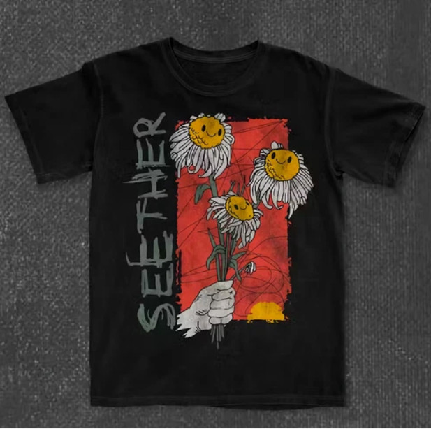 SEETHER Band Black 100% Cotton Size S-5XL Shirt Gift For Friend