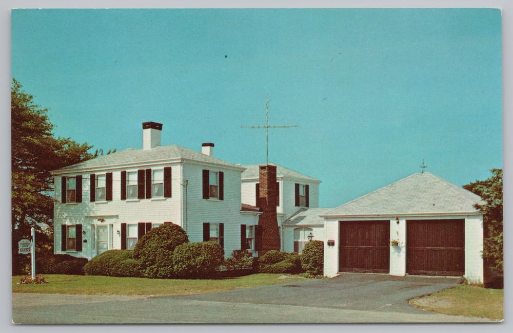 State View~Cape Cod Massachusetts~Old Hundred House~Vintage Postcard