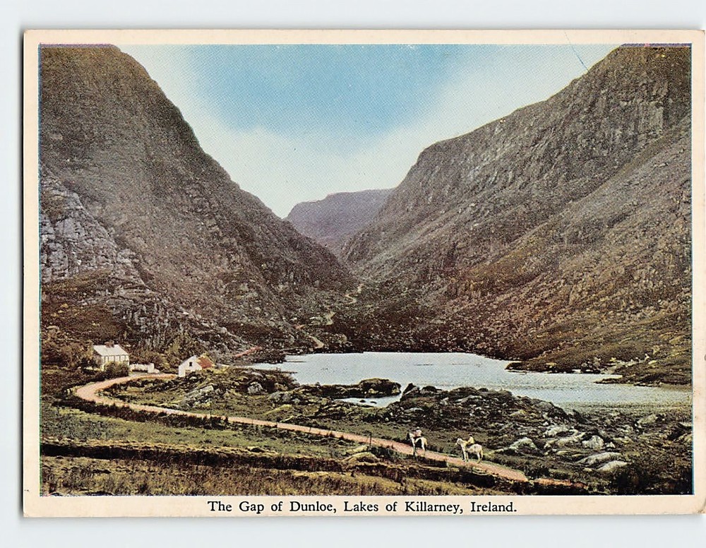 Postcard The Gap of Dunloe Lakes of Killarney Ireland
