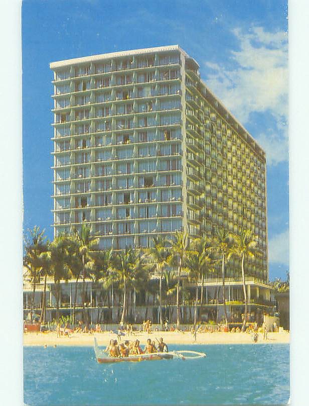 Unused Pre-1980 OUTRIGGER HOTEL Honolulu Hawaii HI hr7162