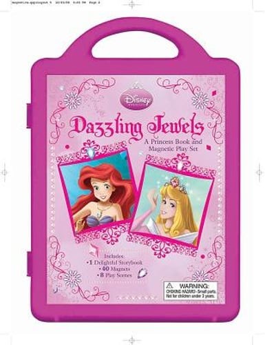 Disney Princess Dazzling Jewels: A Princess Book and Magnetic Play Set: Used