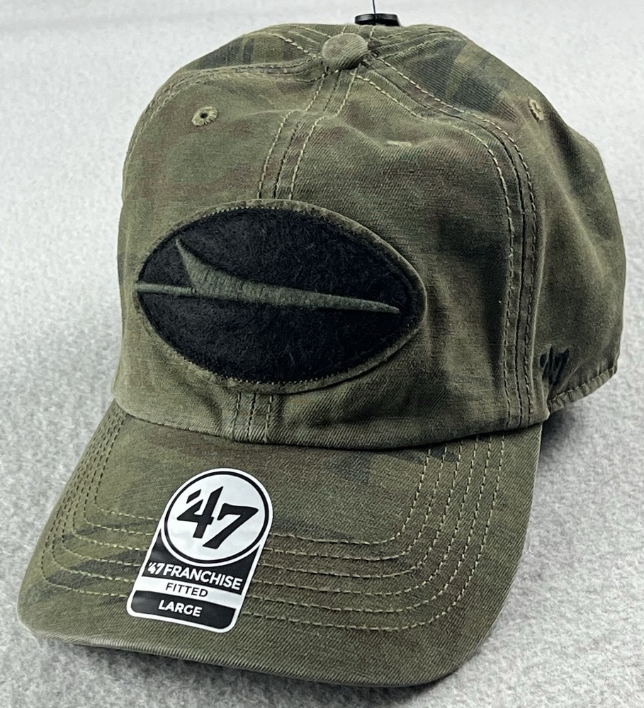 ‘47 Franchise New York Jets Movement Camouflage Hat Fitted Size Large NEW