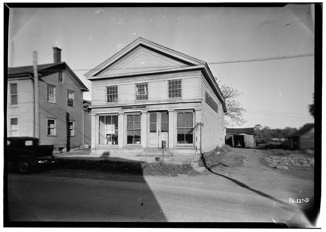 Photo:Historic House Exterior 1930s American Buildings Survey Front Porch