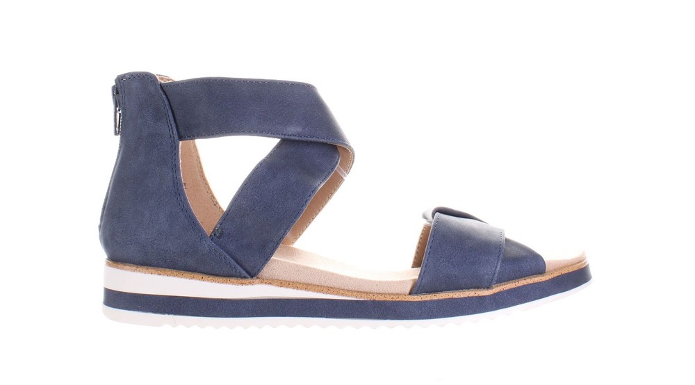 LifeStride Womens Zoom Blue Ankle Strap Heels Size 8.5 7803977