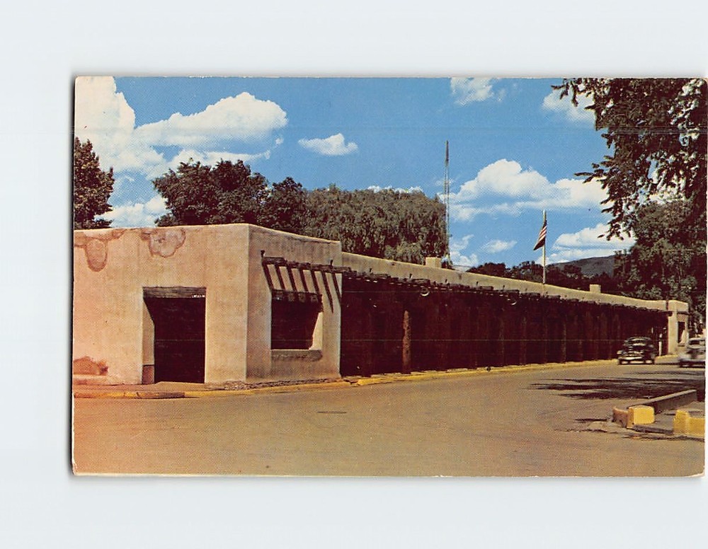 Postcard Old Palace of the Governors Santa Fe NM USA