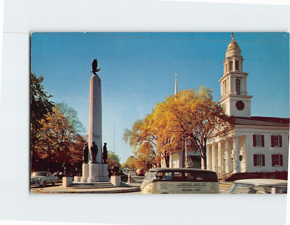 Postcard World War 1 Memorial Meriden Connecticut USA