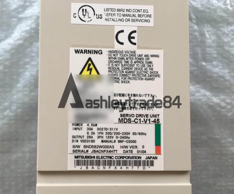 1PCS USED   servo drive MDS-C1-V1-45 Tested #A6-3