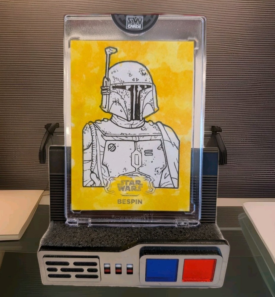 🔥2024 Topps Star Wars Hyperspace Sketch Card Boba Fett 1/1 Dan Lawler