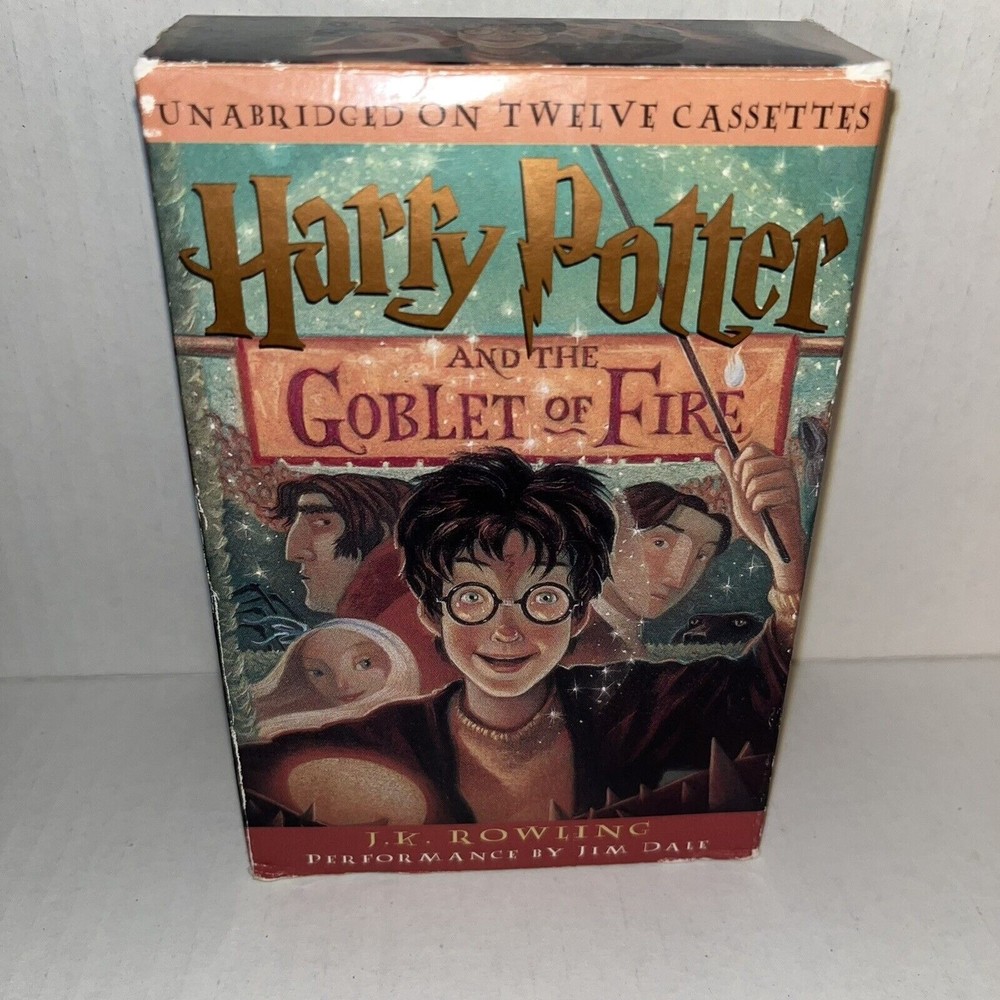 Harry Potter And The Goblet Of Fire Unabridged 12 Cassettes UNTESTED