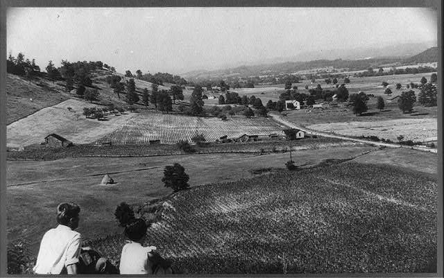 Photo:Elkins West Virginia Tygart Valley Homesteads 1936 Rural Landscape