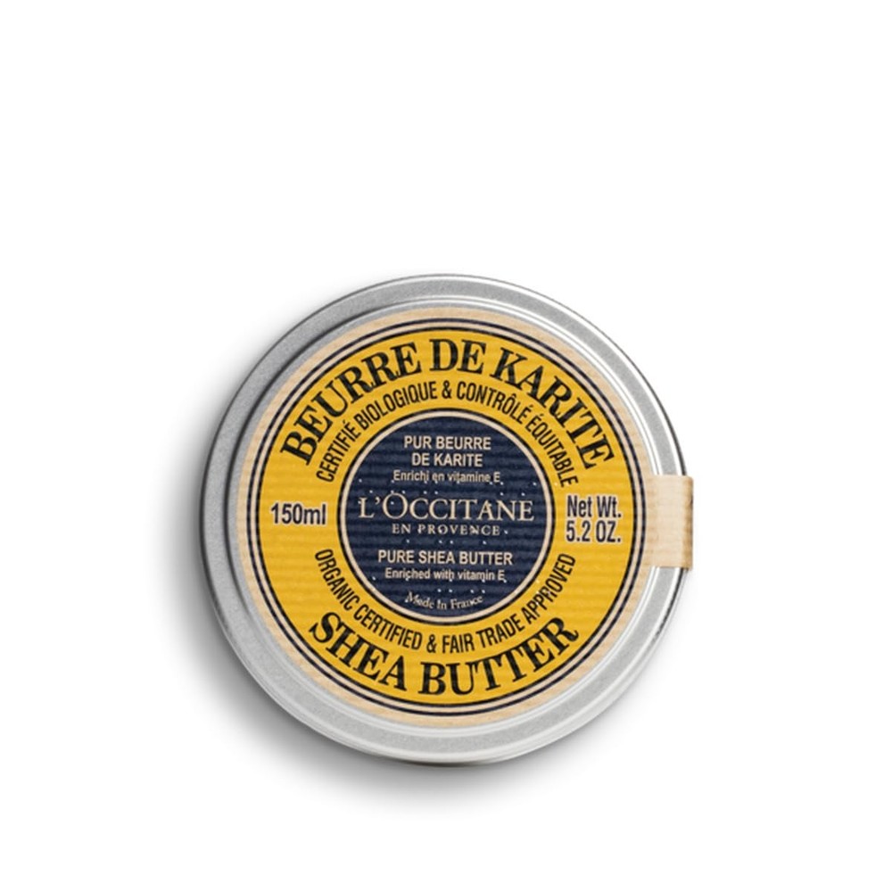 Organic Certified Pure Shea Butter for Dry Skin & Hair Enriched with Vitamin E