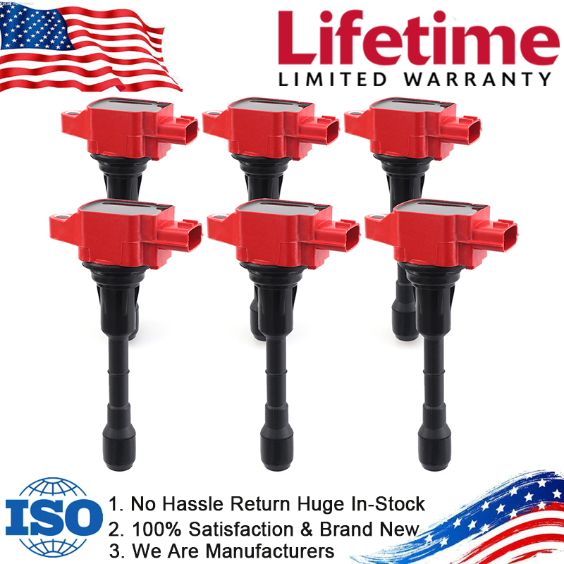 6 Ignition Coils Pack For 2007-2020 Nissan Murano Infiniti Maxima 3.5L V6 UF550