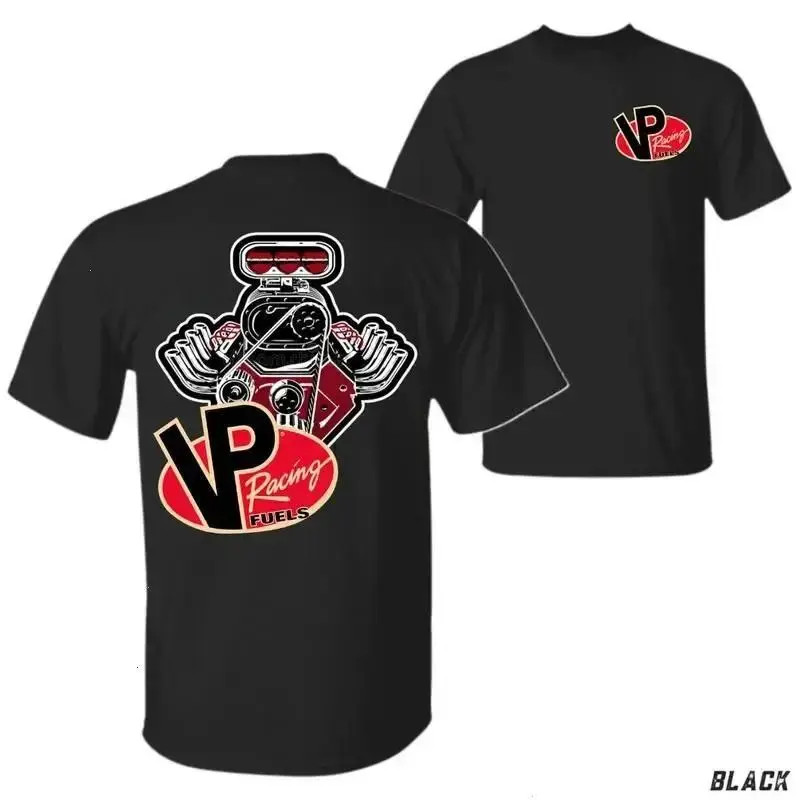 Men's VP Racing Fuels V8 Engine Graphic T-Shirt Soft Classic Car Lover Summer Te